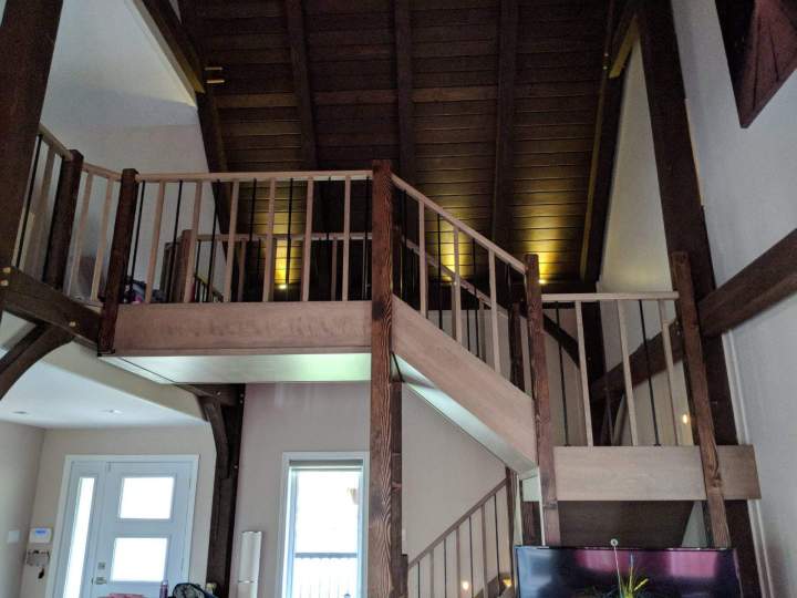 Escalier intérieur en bois Lac-Beauport