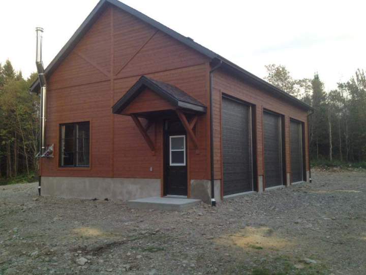Construction design avec bardage Lac-Beauport